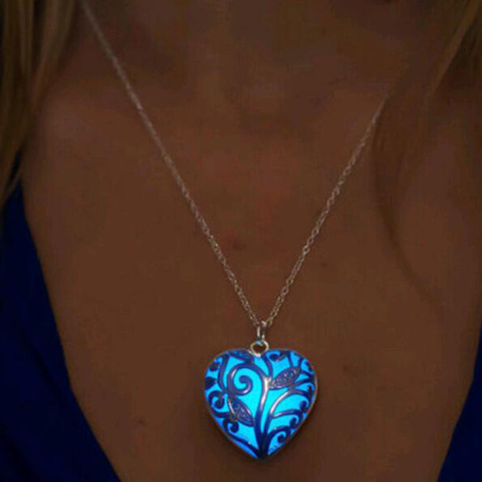 Glowing Heart Necklace