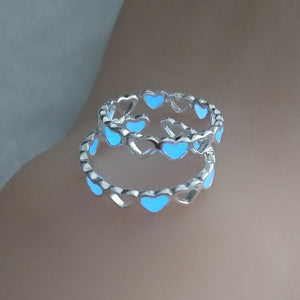 Heart Shape Glowing Ring