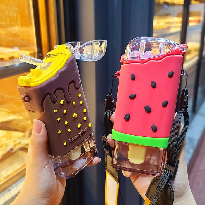 Portable Ice Cream Water Bottle