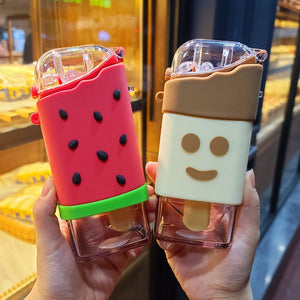 Portable Ice Cream Water Bottle