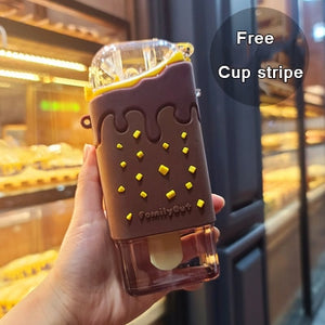 Portable Ice Cream Water Bottle