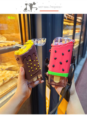 Portable Ice Cream Water Bottle