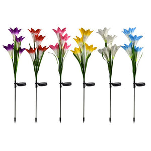 Outdoor Waterproof Lily Flower Lights