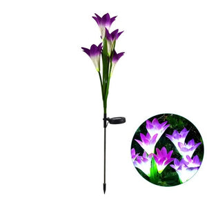 Outdoor Waterproof Lily Flower Lights