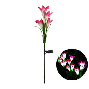 Outdoor Waterproof Lily Flower Lights