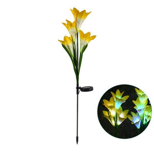 Outdoor Waterproof Lily Flower Lights