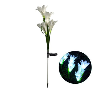 Outdoor Waterproof Lily Flower Lights