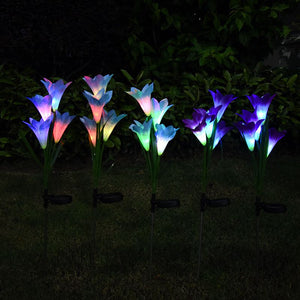 Outdoor Waterproof Lily Flower Lights